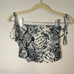 2 TOPS- princess polly backless tank&one arm top